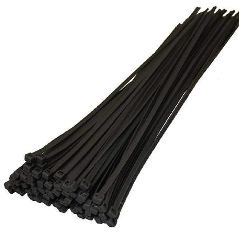 500 Stück Kabelbinder Schwarz Industriequalität Cable Ties 4,8x400 mm 